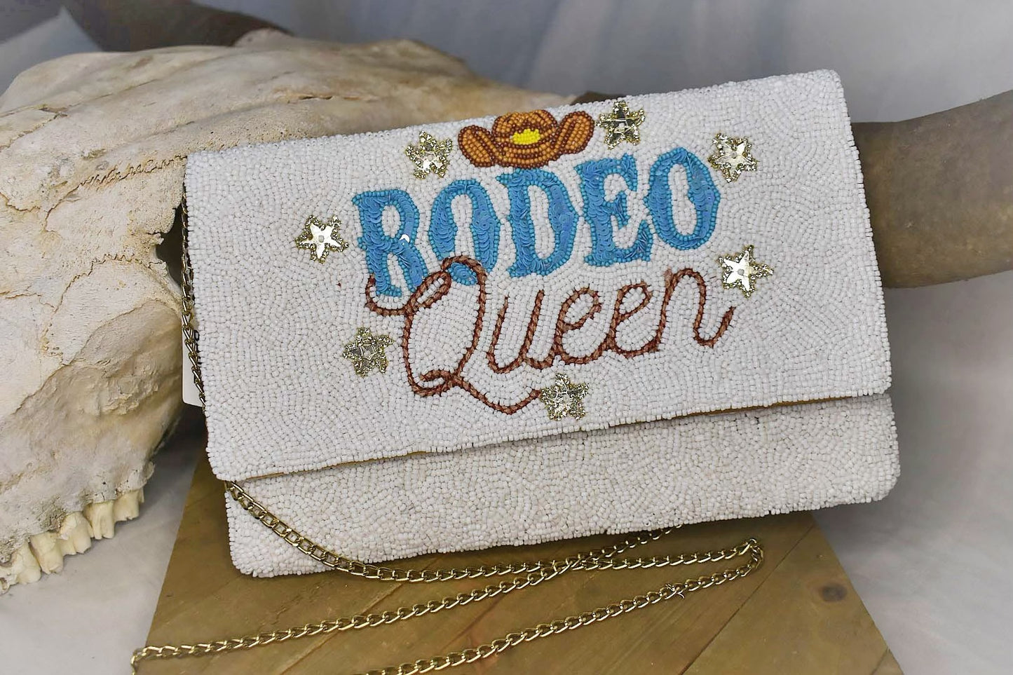 Beaded Rodeo Queen Bag