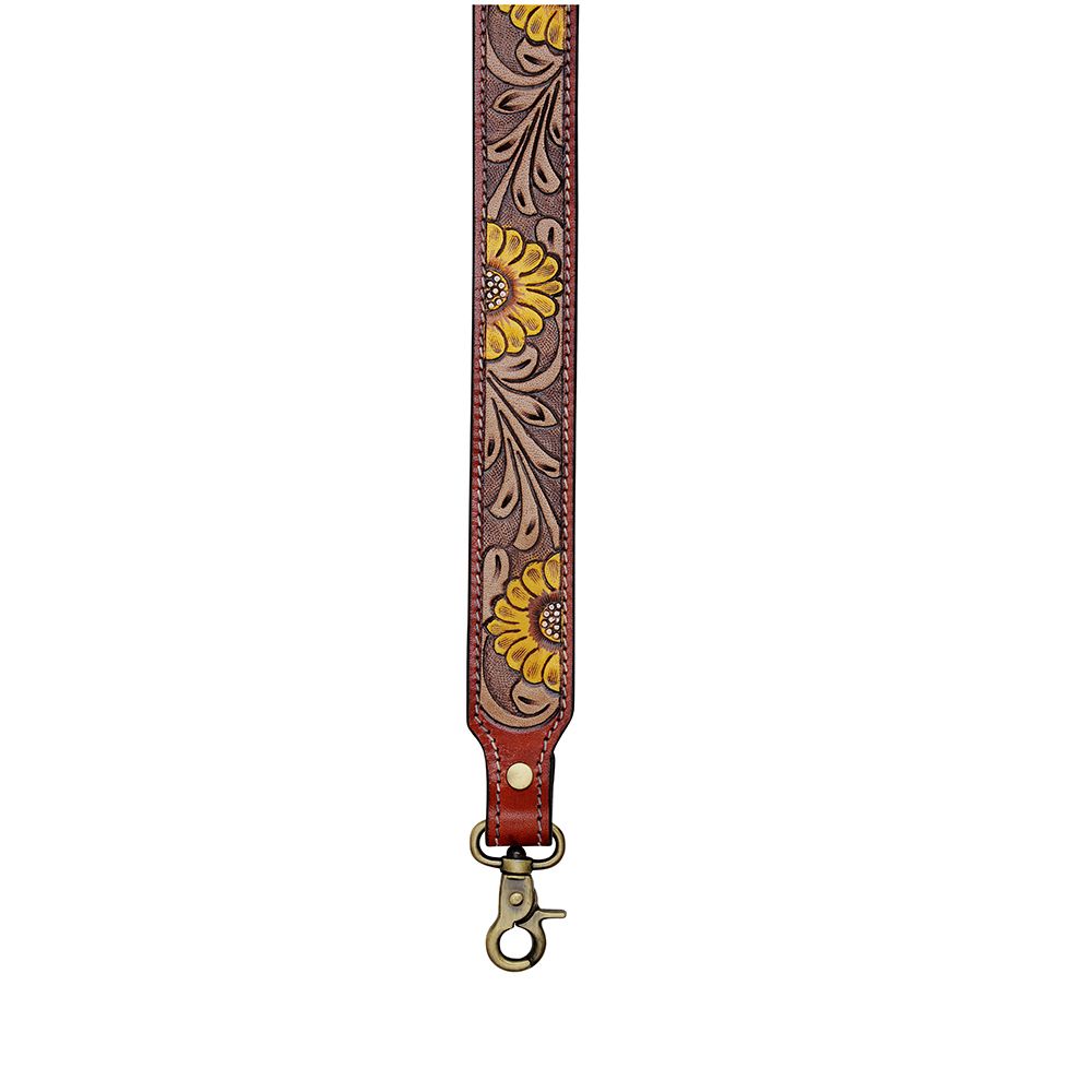 Cyra Tooled Leather Strap