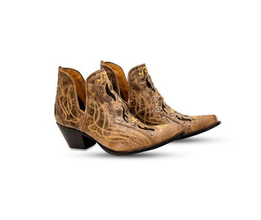 Tentor Western Leather Booties